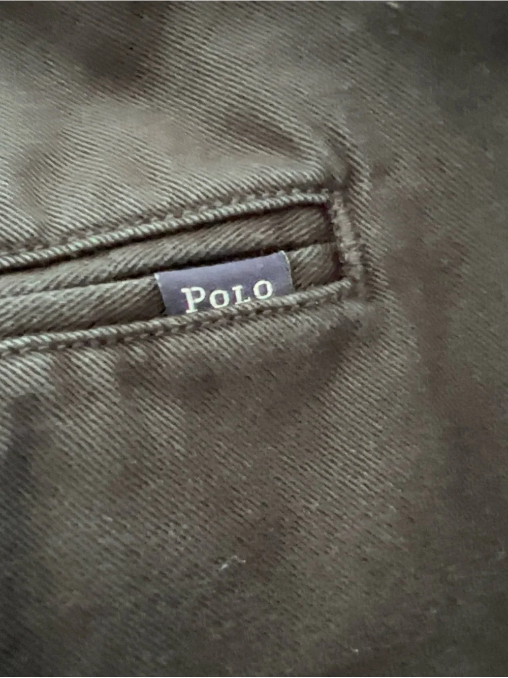 Polo Ralph Lauren Classic Fit Pleated Pants Black 100% Cotton Chino Men’s 38x32